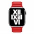 Microsonic Apple Watch Series 9 41mm Kordon Leather Link Band Kırmızı 3