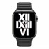 Microsonic Apple Watch SE 2022 44mm Kordon Leather Link Band Siyah 3