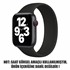 Microsonic Apple Watch SE 40mm Kordon Medium Size 145mm New Solo Loop Siyah 2