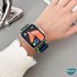 Microsonic Apple Watch SE 2022 40mm Kordon Terra Strand Yeşil 4