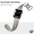 Microsonic Apple Watch SE 2022 44mm Kordon ActiveFlex Wristband Turuncu 3