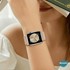 Microsonic Apple Watch SE 40mm Kordon Large Size 160mm Knitted Fabric Single Loop Kahverengi 5