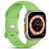Microsonic Apple Watch SE 44mm Kordon ActiveFlex Wristband Yeşil 1