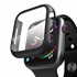 Microsonic Apple Watch SE 2022 44mm Kılıf Matte Premium Slim WatchBand Siyah 1
