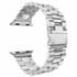 Microsonic Apple Watch SE 2022 40mm Metal Stainless Steel Kordon Gümüş 1