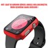 Microsonic Apple Watch Series 9 41mm Kılıf Matte Premium Slim WatchBand Kırmızı 2