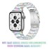 Microsonic Apple Watch Series 9 41mm Kordon Stainless Transparent Clear Çok Renkli 2