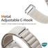 Microsonic Apple Watch Series 6 44mm Kordon Alps Spin Bej 3