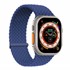 Microsonic Apple Watch Series 6 44mm Kordon Large Size 160mm Knitted Fabric Single Loop Mavi 1