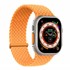 Microsonic Apple Watch Series 6 44mm Kordon Large Size 160mm Knitted Fabric Single Loop Turuncu 1