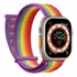 Microsonic Apple Watch Series 9 41mm Hasırlı Kordon Woven Pride Edition 1