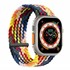 Microsonic Apple Watch Series 9 41mm Kordon Medium Size 147mm Knitted Fabric Single Loop Multi Color 1