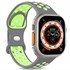 Microsonic Apple Watch Series 9 41mm Kordon Rainbow Band Gri Yeşil 1