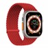 Microsonic Apple Watch Series 9 41mm Kordon Small Size 127mm Knitted Fabric Single Loop Kırmızı 1
