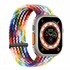 Microsonic Apple Watch Ultra 2 Kordon Medium Size 147mm Knitted Fabric Single Loop Pride Edition 1