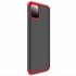 Microsonic Apple iPhone 11 Pro 5 8 Kılıf Double Dip 360 Protective Siyah Kırmızı 2