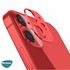 Microsonic Apple iPhone 12 Kamera Lens Koruma Camı V2 Kırmızı 2