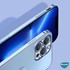 Microsonic Apple iPhone 13 Pro Max Kılıf Square Matte Plating Gümüş 5
