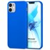 Microsonic Matte Silicone Apple iPhone 12 Mini Kılıf Mavi 1