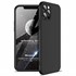 Microsonic Apple iPhone 12 Pro Kılıf Double Dip 360 Protective Siyah 1