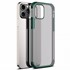 Microsonic Apple iPhone 12 Pro Kılıf Frosted Frame Yeşil 1