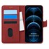 Microsonic Apple iPhone 12 Pro Max Kılıf Fabric Book Wallet Kırmızı 1