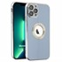 Microsonic Apple iPhone 12 Pro Max Kılıf Flash Stamp Mavi 1