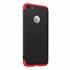Microsonic Apple iPhone 7 Kılıf Double Dip 360 Protective Siyah Kırmızı 2