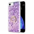 Microsonic Apple iPhone 7 Kılıf Glitter Liquid Holder Mor 1