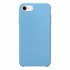Microsonic Apple iPhone 7 Kılıf Liquid Lansman Silikon Kantaron Mavisi 2