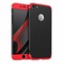 Microsonic Apple iPhone 8 Kılıf Double Dip 360 Protective Siyah Kırmızı 1