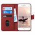 Microsonic Apple iPhone 8 Kılıf Fabric Book Wallet Kırmızı 1