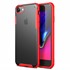 Microsonic Apple iPhone 8 Kılıf Frosted Frame Kırmızı 1