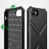 Microsonic Apple iPhone 8 Kılıf Diamond Shield Siyah 5