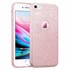 Microsonic Apple iPhone 8 Kılıf Sparkle Shiny Rose Gold 1