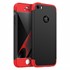 Microsonic Apple iPhone SE Kılıf Double Dip 360 Protective Siyah Kırmızı 1