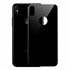 Microsonic Apple iPhone X Arka Tam Kaplayan Temperli Cam Koruyucu Siyah 1