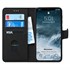 Microsonic Apple iPhone X Kılıf Fabric Book Wallet Siyah 1