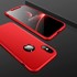 Microsonic Apple iPhone XS Kılıf Double Dip 360 Protective Kırmızı 3