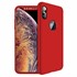 Microsonic Apple iPhone XS Max 6 5 Kılıf Double Dip 360 Protective Kırmızı 1