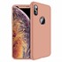 Microsonic Apple iPhone XS Max 6 5 Kılıf Double Dip 360 Protective Rose Gold 1