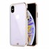 Microsonic Apple iPhone XS Max Kılıf Laser Plated Soft Beyaz 1