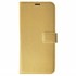 Microsonic General Mobile GM 8 Kılıf Delux Leather Wallet Gold 2
