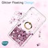 Microsonic Samsung Galaxy M52 Kılıf Glitter Liquid Holder Mor 3