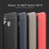 Microsonic Huawei Honor 10 Lite Kılıf Deri Dokulu Silikon Siyah 4