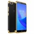 Microsonic Huawei Honor 7S Kılıf Skyfall Transparent Clear Gold 1