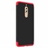 Microsonic Huawei Mate 10 Lite Kılıf Double Dip 360 Protective Siyah Kırmızı 2