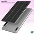 Microsonic Huawei MatePad 11 2023 Kılıf Slim Translucent Back Smart Cover Lacivert 4