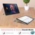 Microsonic Huawei MediaPad T3 10 Kılıf Slim Translucent Back Smart Cover Lacivert 4
