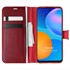 Microsonic Huawei P Smart 2021 Kılıf Delux Leather Wallet Kırmızı 1